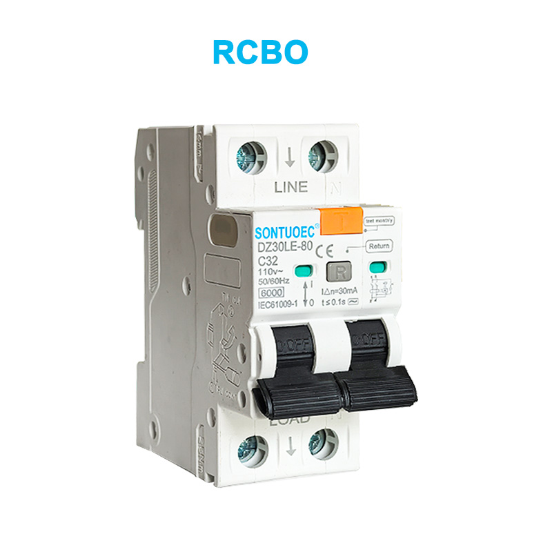 2P Breakage circuit cirfuit ayeuna 6kka IEUC6009.1OGard kualitas rcbo